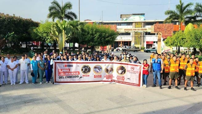 Amazonas combate el dengue: eliminan más de 5 toneladas de criaderos de zancudos en Bagua Grande e Imaza