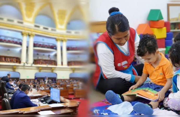 Cuna Más: Congreso aprueba compensación económica de hasta S/1.130 para madres cuidadoras